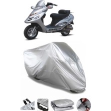 Breen Bisan Pasific 125 Gri Su Geçirmez Motosiklet Brandası Premium