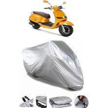 Breen Rks Siesta Uyumlu Gri Su Geçirmez Motosiklet Brandası Premium