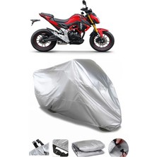 Breen Rks Rnx Plus Uyumlu Gri Su Geçirmez Motosiklet Brandası Premium