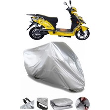 Breen Kral Motor Kr-41 L Epico Gri Su Geçirmez Motosiklet Brandası Premium
