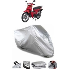 Breen Mondial 100 Sfc Snappy Xi Gri Su Geçirmez Motosiklet Brandası Premium