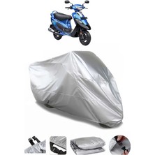 Breen Tvs Scooty Pep Plus Gri Su Geçirmez Motosiklet Brandası Premium