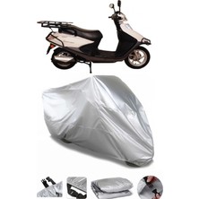 Breen Altai Carrier 110 Pro Gri Su Geçirmez Motosiklet Brandası Premium