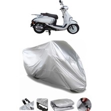 Breen Macchiato 125 Gri Uyumlu  Su Geçirmez Motosiklet Brandası