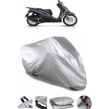Breen Piaggio Liberty 200 Gri Su Geçirmez Motosiklet Brandası Premium