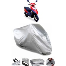 Breen Stmax Lindy 50 Gri Su Geçirmez Motosiklet Brandası Premium