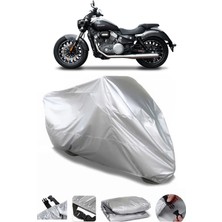 Breen Yuki Benda Rock 250 Uyumlu  Gri Su Geçirmez Motosiklet Brandası Premium