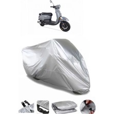 Breen Arora Dazzle 50 Uyumlu  Gri Su Geçirmez Motosiklet Brandası Premium