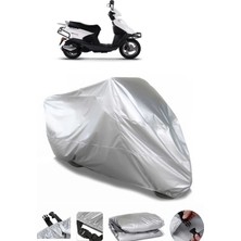 Breen Kuba Gelli 125 Gri Su Geçirmez Motosiklet Brandası Premium