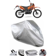 Breen Yuki YK250GY-7 Izci Uyumlu Gri Su Geçirmez Motosiklet Brandası Premium
