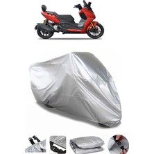 Breen Yuki Huracan TR250TUYUMLU  Gri Su Geçirmez Motosiklet Brandası Premium