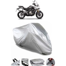 Breen Cf Moto 650MT Gri Su Geçirmez Motosiklet Brandası Premium