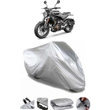 Breen Husqvarna Svartpilen 401 Gri Su Geçirmez Motosiklet Brandası Premium