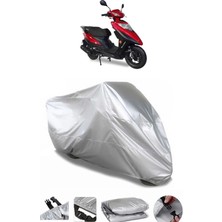 Breen Motolux Rossi 50 Gri Su Geçirmez Motosiklet Brandası Premium
