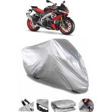 Breen Aprilia Tuono V4 1100 Factory Gri Su Geçirmez Motosiklet Brandası Premium