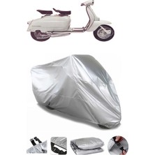 Breen Lambretta Innocenti Gri Su Geçirmez Motosiklet Brandası Premium