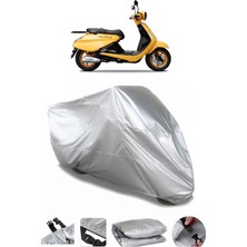 Breen Yuki Gelato 125 Gri Su Geçirmez Motosiklet Brandası Premium