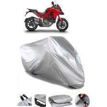 Breen Ducati Multistrada 1200 Gri Su Geçirmez Motosiklet Brandası Premium