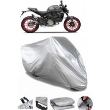 Breen Ducati Monster 937 Gri Su Geçirmez Motosiklet Brandası Premium