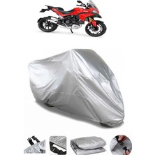 Breen Ducati Multistrada 1200S Gri Su Geçirmez Motosiklet Brandası Premium