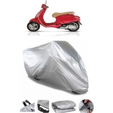 Breen Vespa Primavera 150 Gri Su Geçirmez Motosiklet Brandası Premium