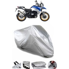 Breen Qj Srt 800 x Gri Su Geçirmez Motosiklet Brandası Premium