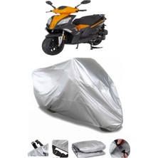 Breen Mondial 125 Mash Gri Su Geçirmez Motosiklet Brandası Premium