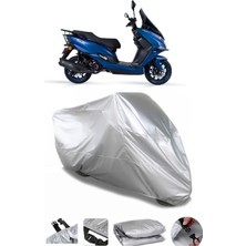Breen Arora Safari Pro Uyumlu Gri Su Geçirmez Motosiklet Brandası Premium
