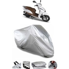 Breen Motoran Elite Gri Su Geçirmez Motosiklet Brandası Premium