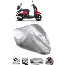 Breen Kuba Trendy Xc 50 Gri Su Geçirmez Motosiklet Brandası Premium