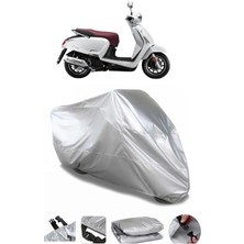Breen Kymco Like 50 Gri Su Geçirmez Motosiklet Brandası Premium
