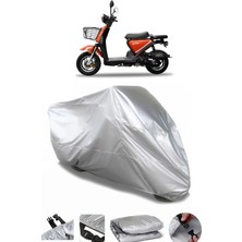 Breen Yuki QM50QT-6E Snoopy Uyumlu Gri Su Geçirmez Motosiklet Brandası Premium
