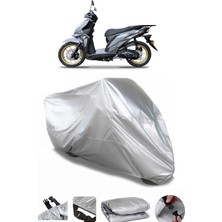 Breen Yuki Route 110 Uyumlu Gri Su Geçirmez Motosiklet Brandası Premium