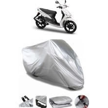 Breen Motoran Moreno 100 Gri Su Geçirmez Motosiklet Brandası Premium