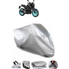 Breen Yamaha MT-125 Gri Su Geçirmez Motosiklet Brandası Premium