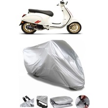 Breen Vespa Lx 125 3V I.e Gri Su Geçirmez Motosiklet Brandası Premium