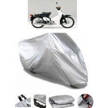 Breen Honda C90 Super Cub Gri Su Geçirmez Motosiklet Brandası Premium