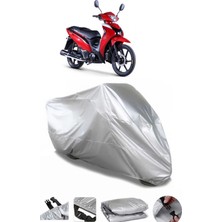 Breen Kuba SJ50 Pro Gri Su Geçirmez Motosiklet Brandası Premium