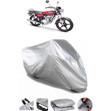 Breen Kuba KM125-6 Gri Su Geçirmez Motosiklet Brandası Premium