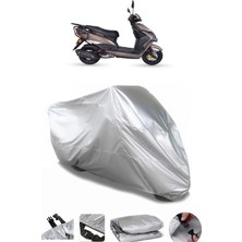 Breen Arora Quantum 50 Gri Uyumlu Su Geçirmez Motosiklet Brandası Premium