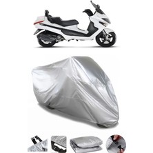 Breen Piaggio x Evo 250 Gri Su Geçirmez Motosiklet Brandası Premium