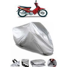 Breen Kanuni Seyhan 125 Gri Su Geçirmez Motosiklet Brandası Premium