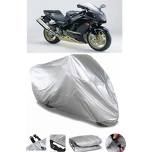 Breen Kawasaki Zx-12 R Gri Su Geçirmez Motosiklet Brandası Premium