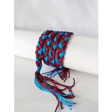 Hanım Kız Taraftar Bileklik (Kırmızı Beyaz Bordo Lacivert Sarı Kırmızı Sarı Lacivert Siyah Beyaz) 110 cm