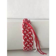 Hanım Kız Ince Saç Örgüsü 3'lü Bileklik (Sarı Kırmızı Siyah Beyaz Kırmızı Beyaz Sarı Lacivert Bordo Mavi) 110 cm