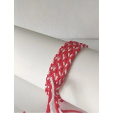 Hanım Kız Ince Saç Örgüsü 3'lü Bileklik (Sarı Kırmızı Siyah Beyaz Kırmızı Beyaz Sarı Lacivert Bordo Mavi) 110 cm