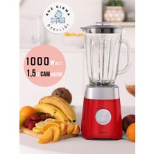 Karaca Shake, Milkshake, Sebze Suları, Buz Kırıcı 1.5 Lt Cam Sürahi Hazneli Pulse Özellikli Smoothie Blender 1000W