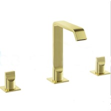 Vitra Suit 3 Delikli Soft Altın Lavabo Bataryası A4278474