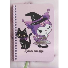 Dekoriye Kuromi Spiralli Not Defteri kuromi Spiral Notebook