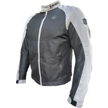 Xspeed Boss Erkek Yazlık Motosiklet Mont Gri 2xl